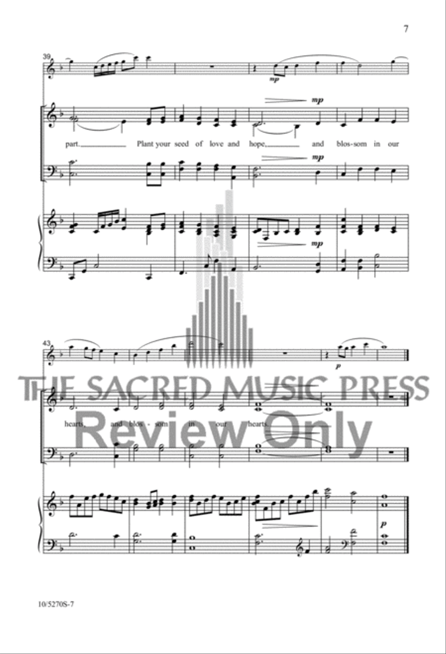Advent Calls 4-Part scores gallery preview page 6