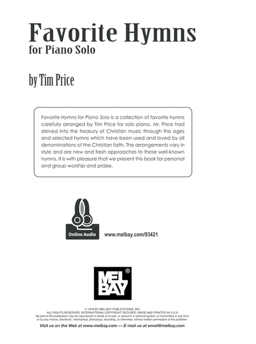 Favorite Hymns for Piano Solo