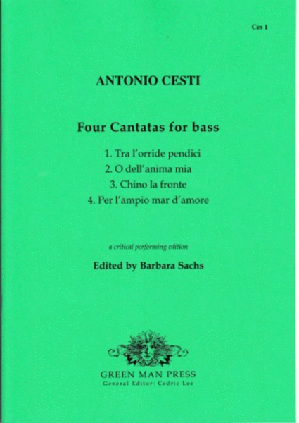 Cantatas for bass