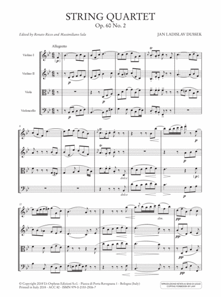 String Quartet Op. 60 No. 2