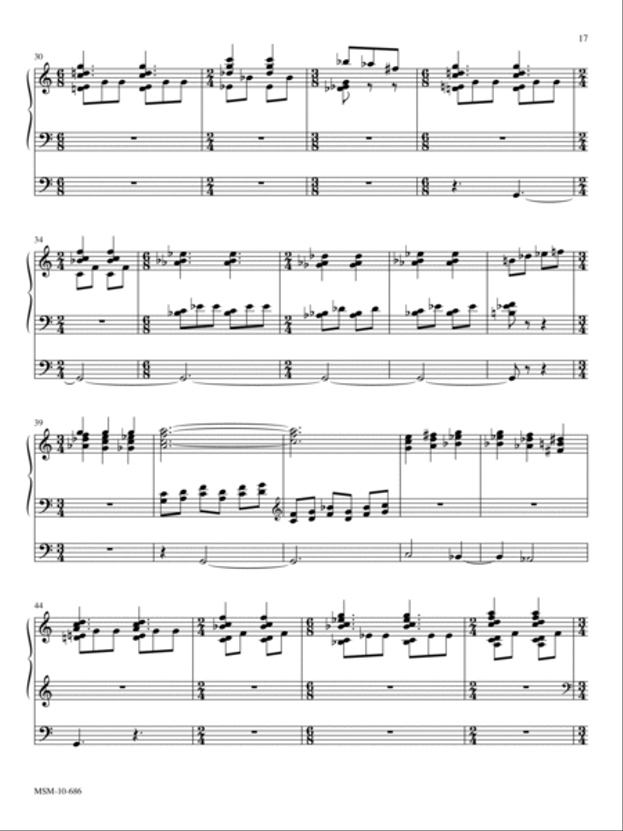 Praise to the Lord, the Almighty Organ scores gallery preview page 3