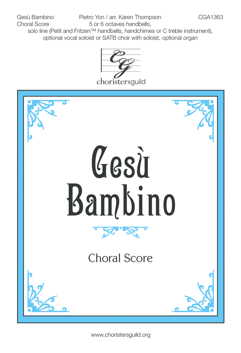 Gesu Bambino - Choral Score image number null