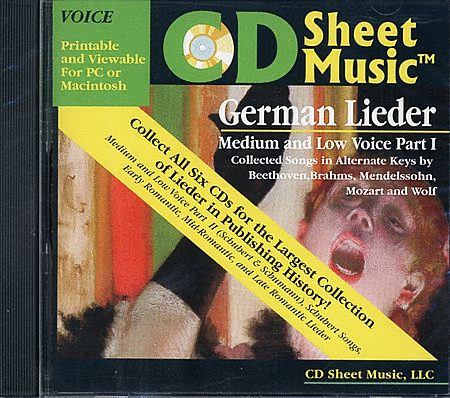 German Lieder for Medium/Low Voice Part I