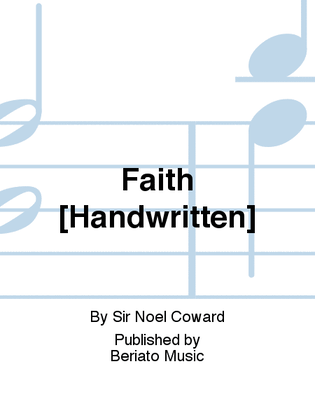 Faith [Handwritten]