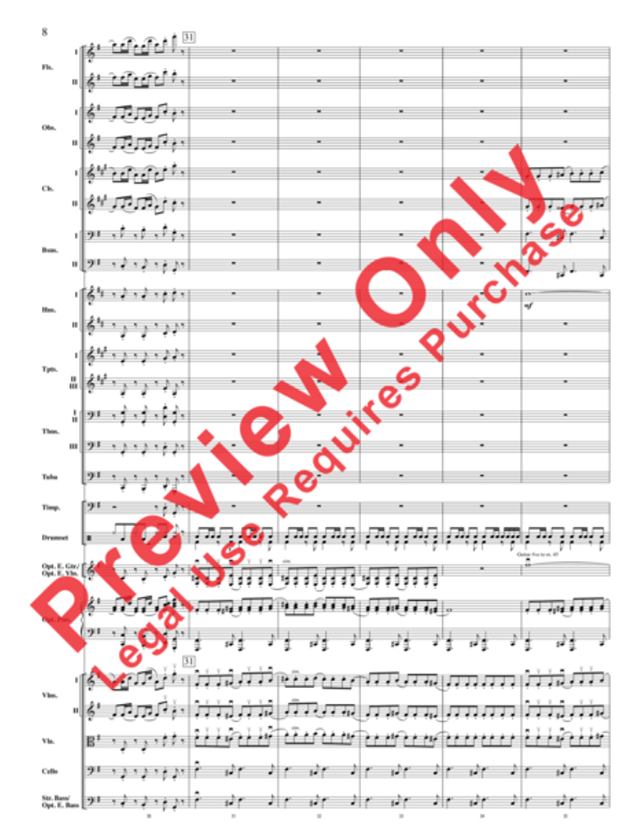 A Mad Russian's Christmas Full Orchestra scores gallery preview page 9