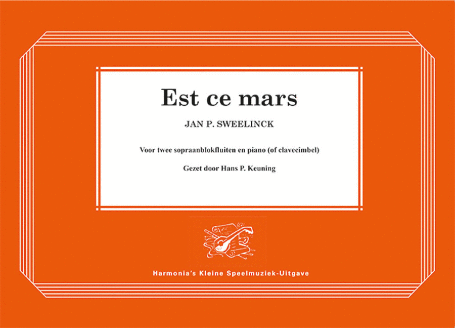 Est Ce Mars Soprano Recorder scores gallery preview page 1