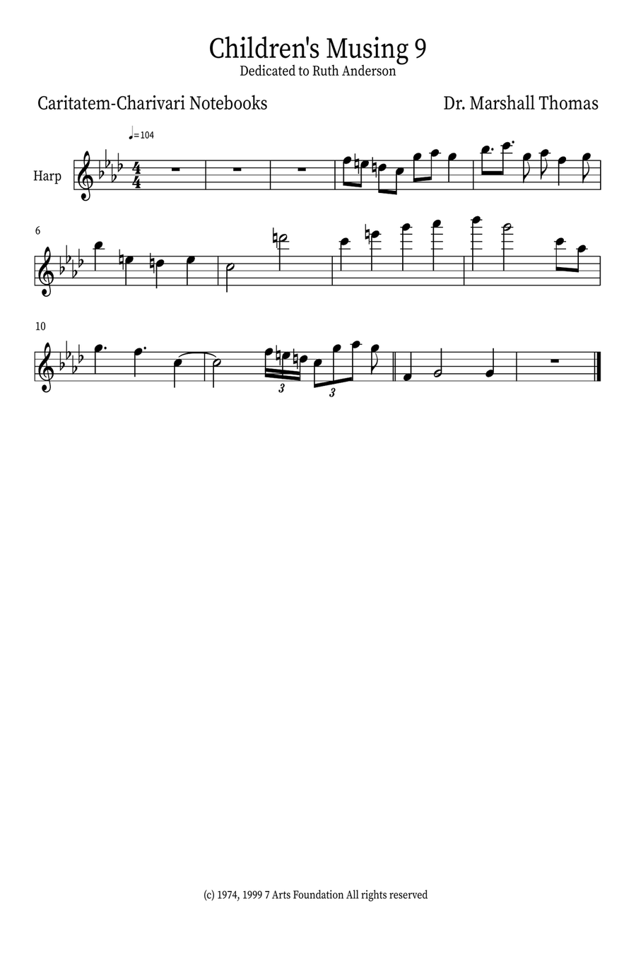 Children's Musing 9 Small Ensemble scores gallery preview page 4