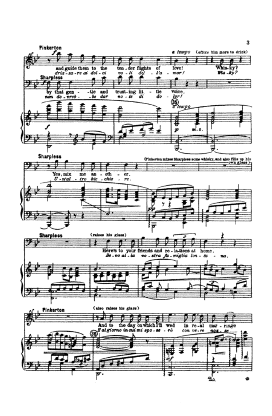 Madame Butterfly Madame Butterfly Voice scores gallery preview page 4