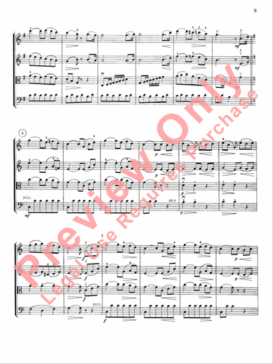 Highland/Etling String Quartet Series: Book 2 String Quartet scores gallery preview page 38