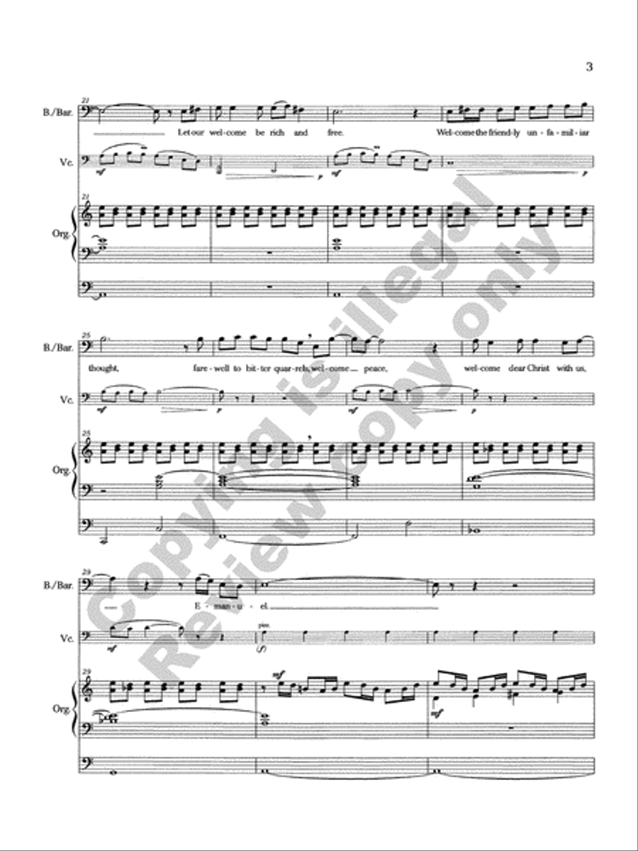 Prayers and Blessings (Vocal/Full Score) Baritone Voice scores gallery preview page 5