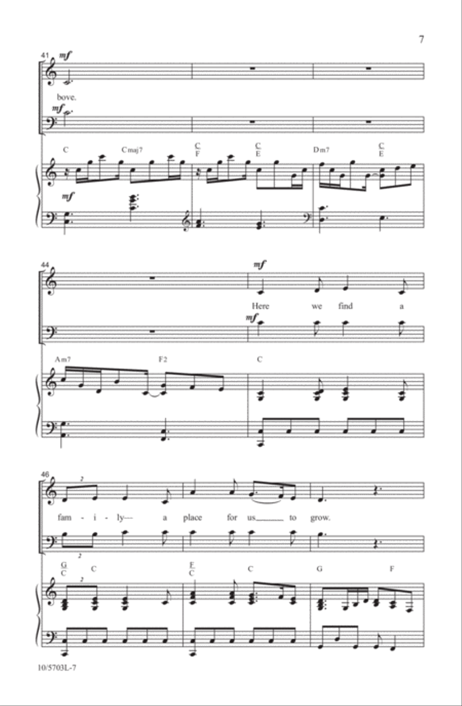A Place to Belong 4-Part scores gallery preview page 7