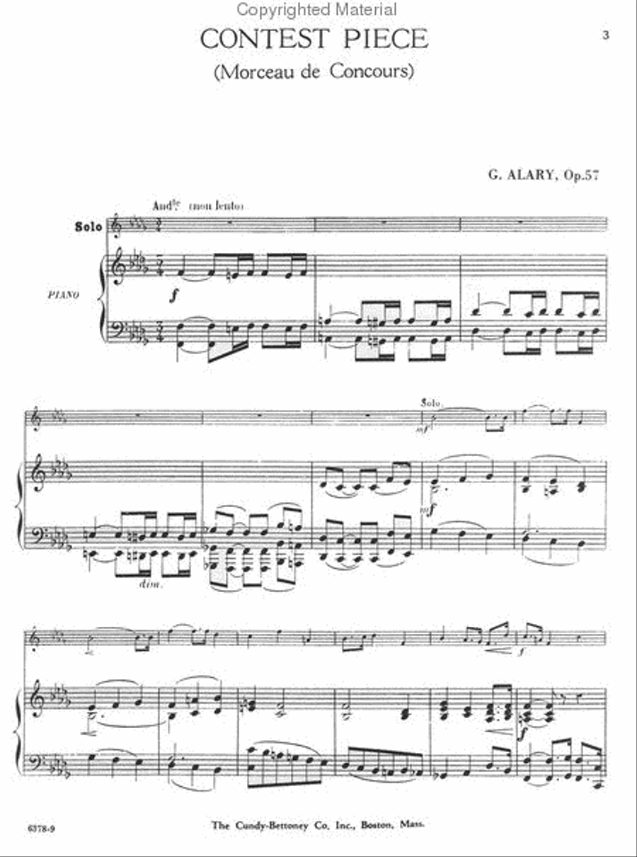 Contest Album Contest Album Trumpet Solo scores gallery preview page 2