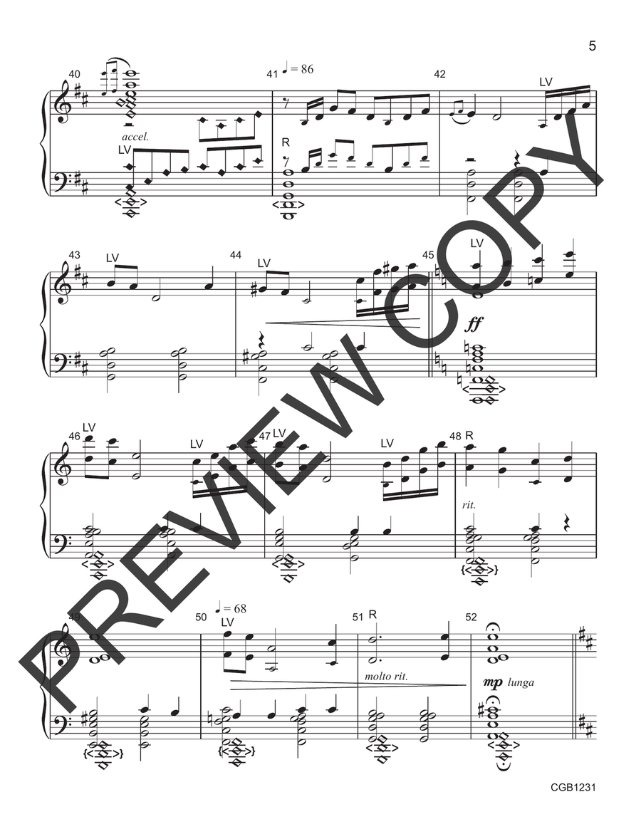 Lumen Fidei Parts Handbell Choir scores gallery preview page 5
