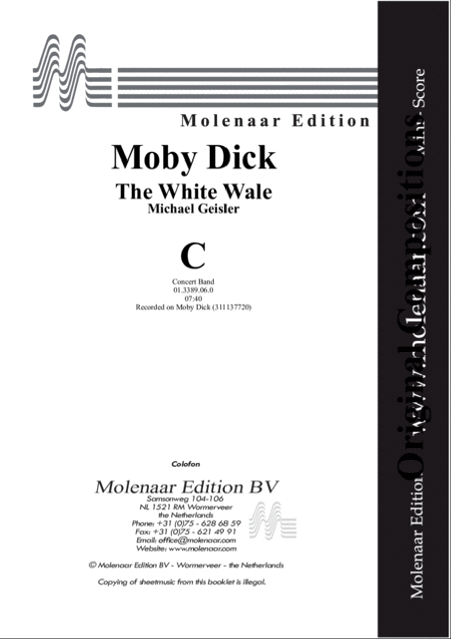 Moby Dick Concert Band scores gallery preview page 2