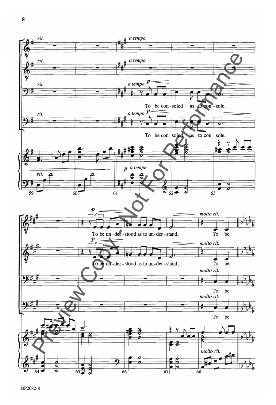 Make Me an Instrument - TTBB TTBB scores gallery preview page 9