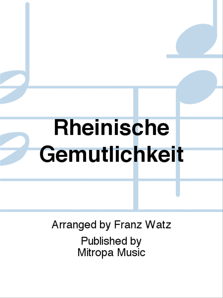 Rheinische Gemütlichkeit Rheinische Gemütlichkeit Concert Band scores gallery preview page 1