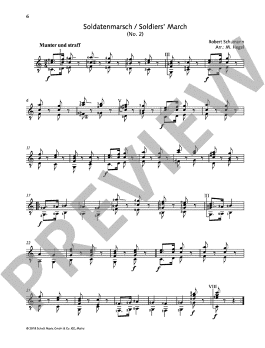 Schumann for Guitar Schumann for Guitar Acoustic Guitar scores gallery preview page 3