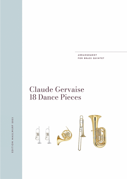 18 Renaissance Dance Pieces (Gervaise) image number null