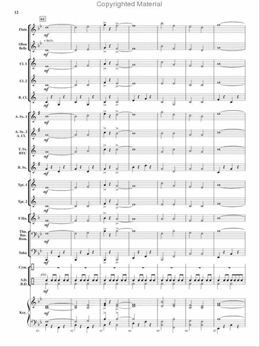 Discover America Discover America Concert Band scores gallery preview page 11