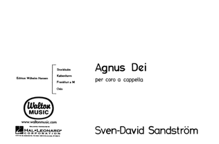 Book cover for Agnus Dei - SSAATTBB