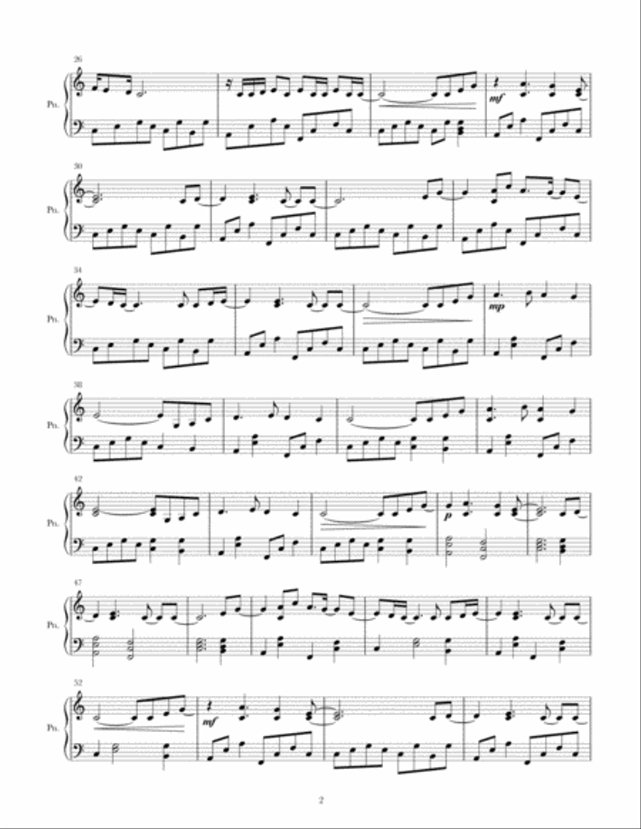 Stay With Me Easy Piano scores gallery preview page 2
