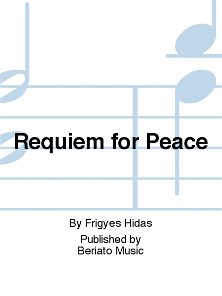 Requiem for Peace Requiem for Peace Concert Band scores gallery preview page 1