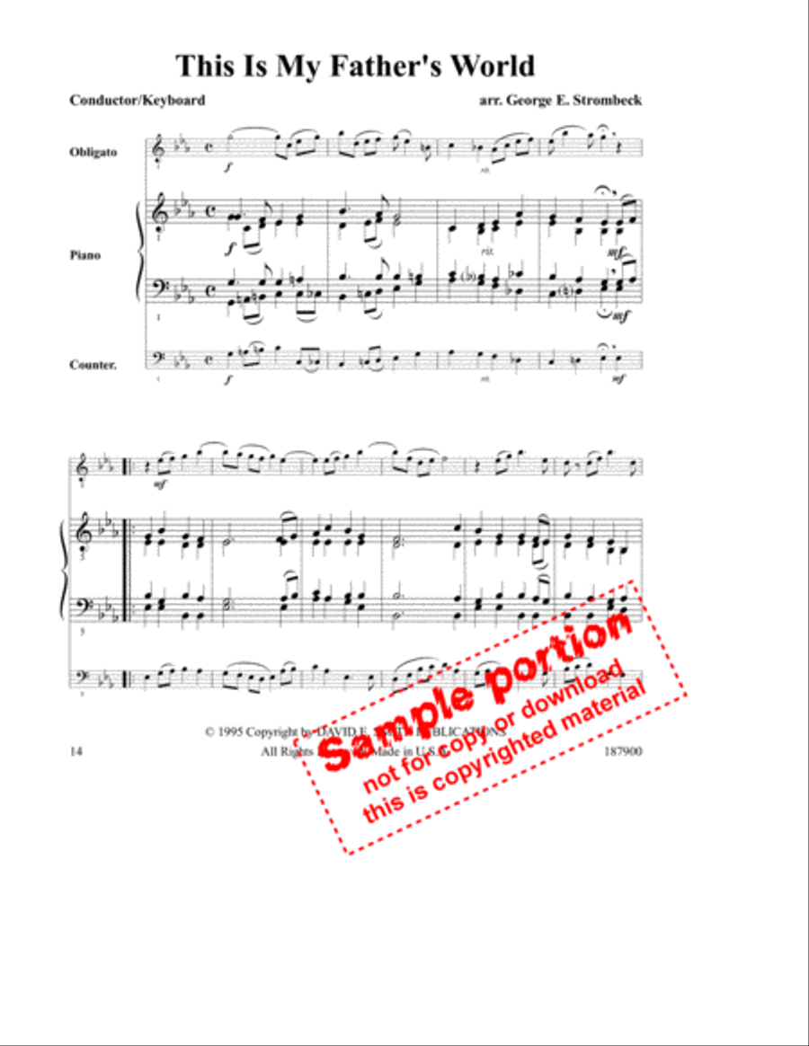 Hymns For Multiple Instruments- Vol. I, Bk1- Conductor/Keyboard Large Ensemble scores gallery preview page 2