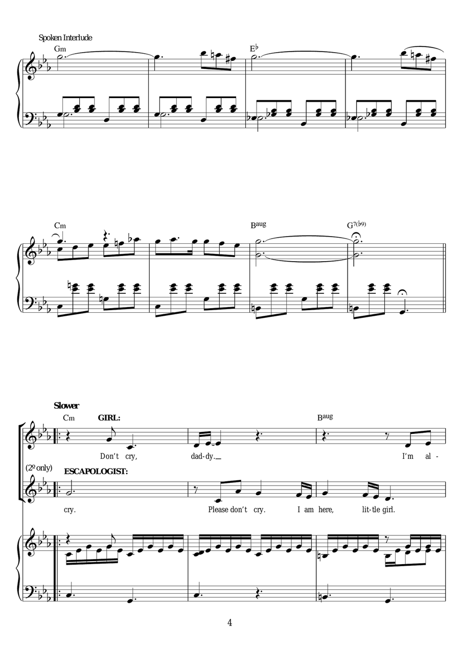 I'm Here (from Matilda The Musical) Piano, Vocal scores gallery preview page 4