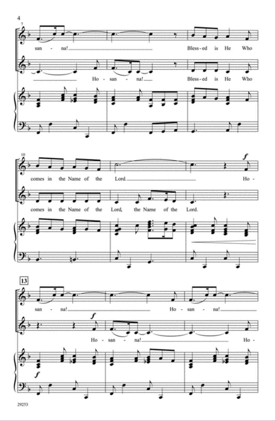 Three Songs for Spring Unison Choir scores gallery preview page 3