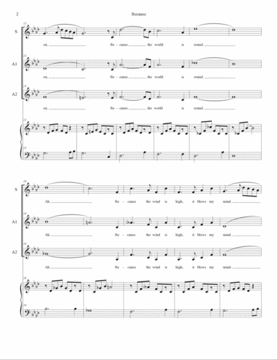 Because SSA scores gallery preview page 2