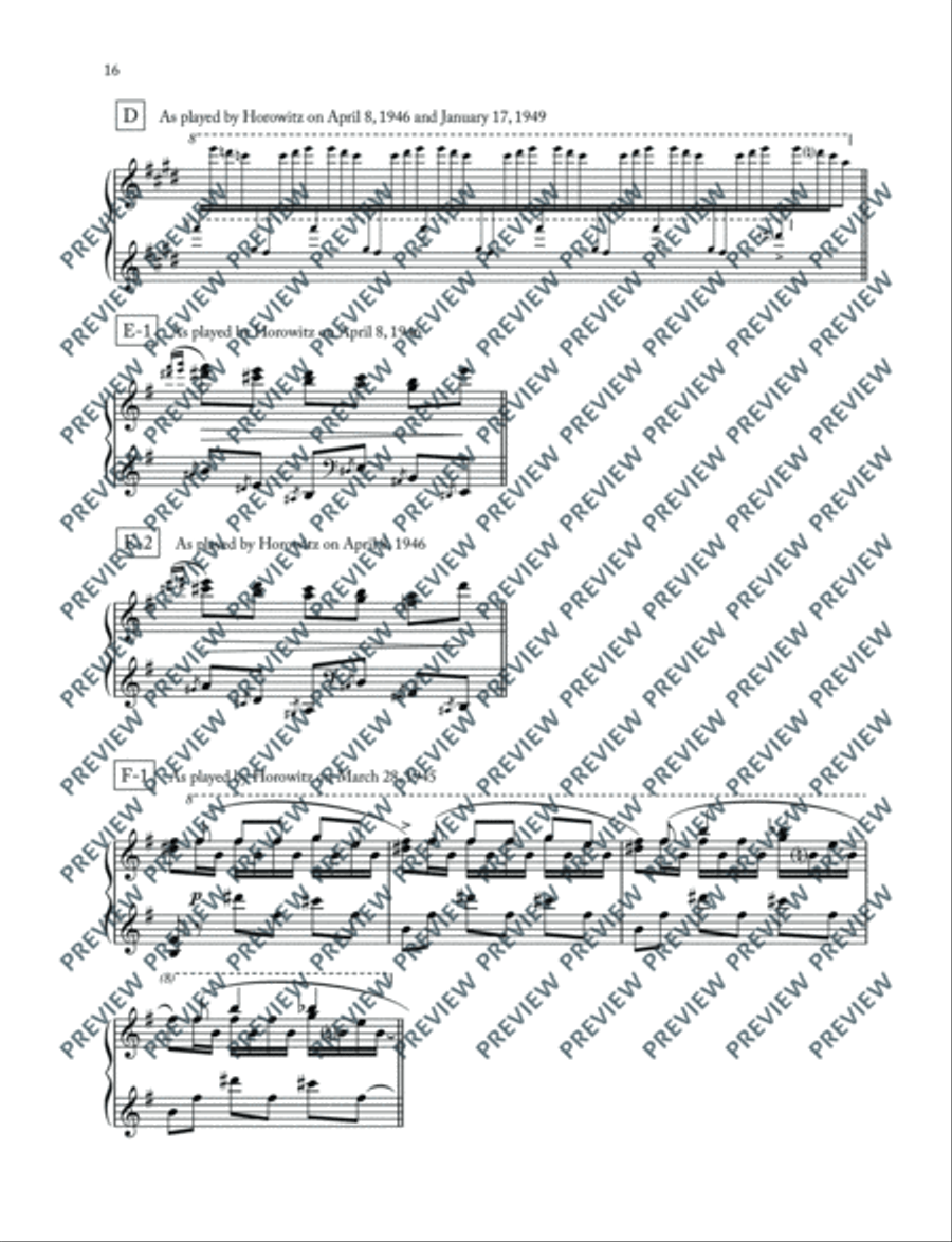 Carmen Variations Piano Solo scores gallery preview page 17