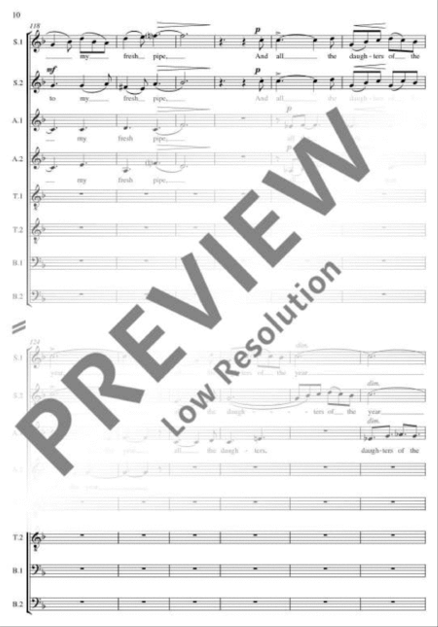 Summer Rounds Summer Rounds SSAATTBB scores gallery preview page 17