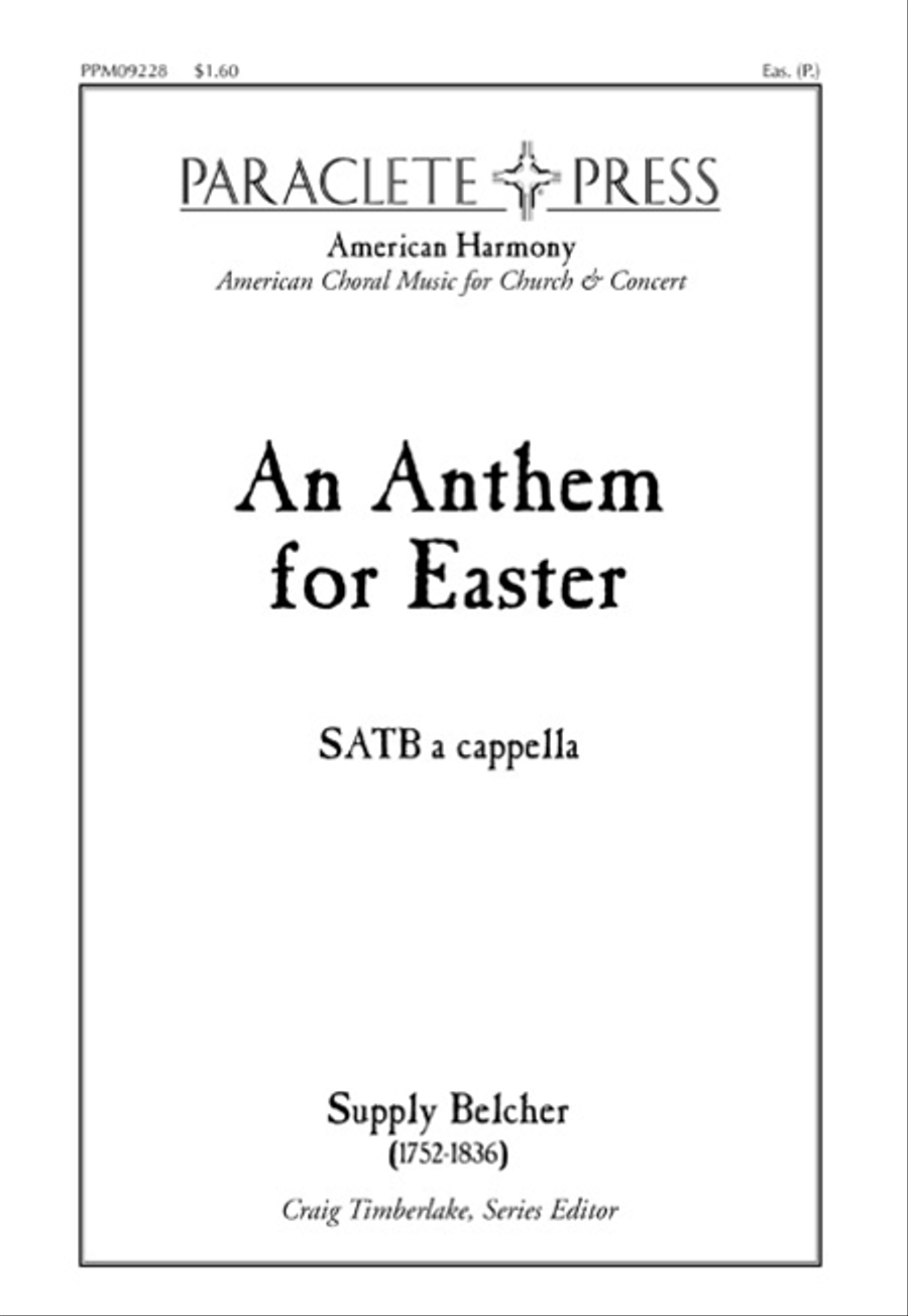 An Anthem for Easter 4-Part scores gallery preview page 1