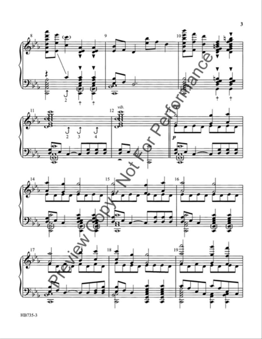 Low in the Grave He Lay (Up from the Grave He Arose) 5-Octaves scores gallery preview page 4
