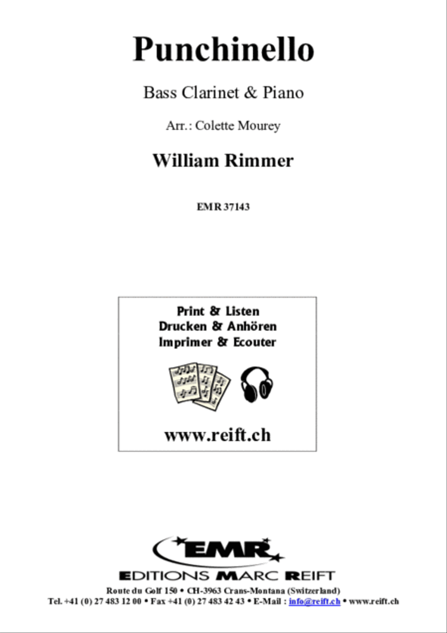 Punchinello Bass Clarinet scores gallery preview page 2