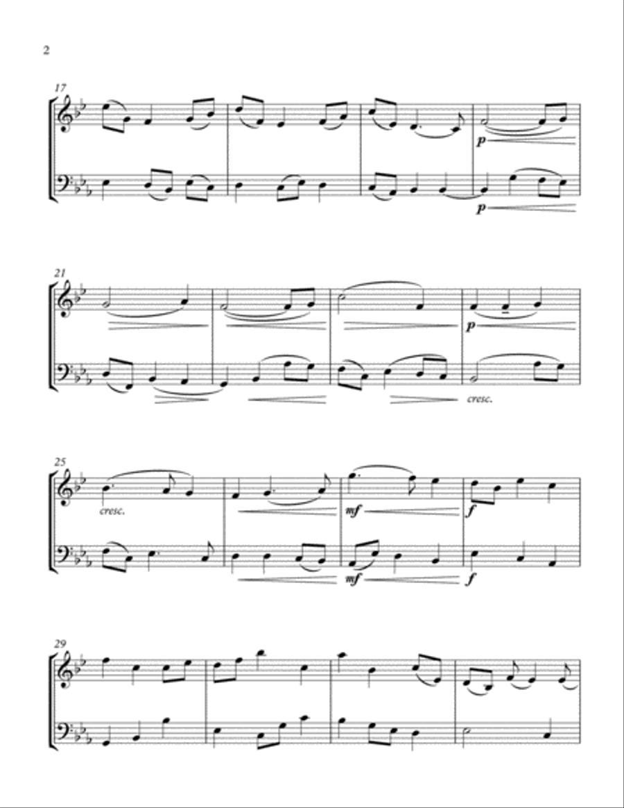 Nimrod French Horn and Tuba Duet-Two Tonalities Included Brass Duet scores gallery preview page 3