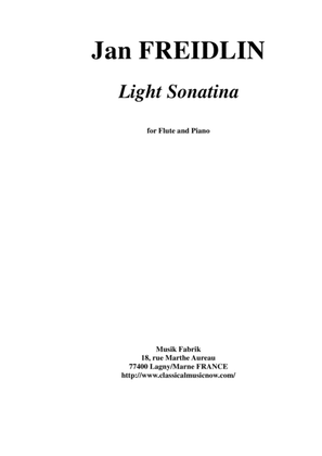 Jan Freidlin: Light Sonatina for flute and piano