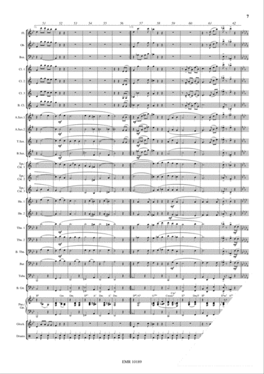 Love At Twenty Concert Band scores gallery preview page 8