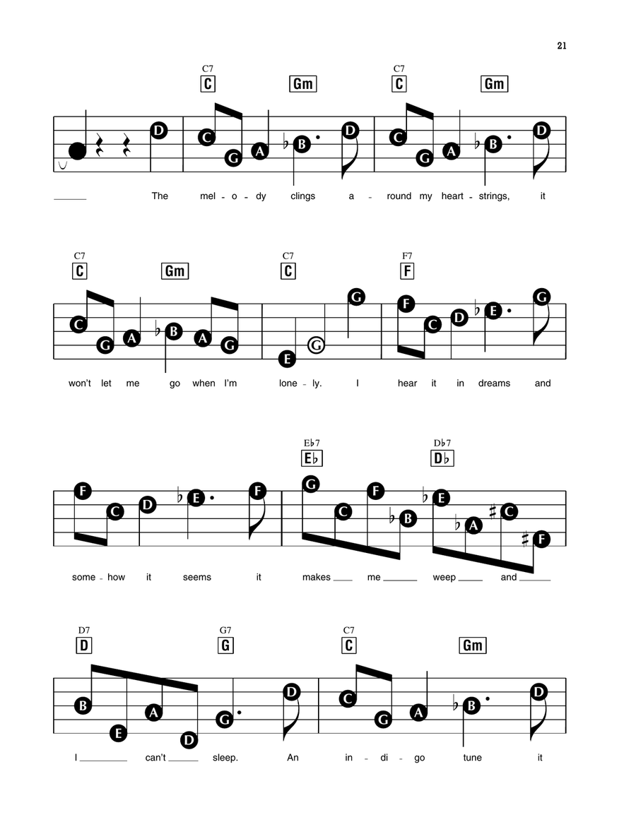 Harlem Nocturne Electronic Keyboard scores gallery preview page 2