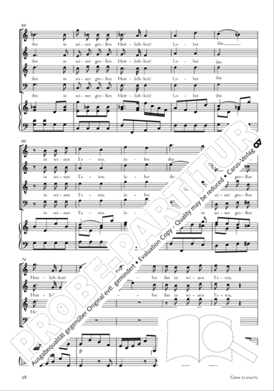 Dank-Hymne der Freundschaft 4-Part scores gallery preview page 39