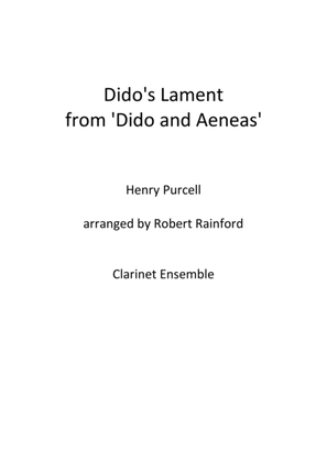 Dido's Lament from Dido and Aeneas