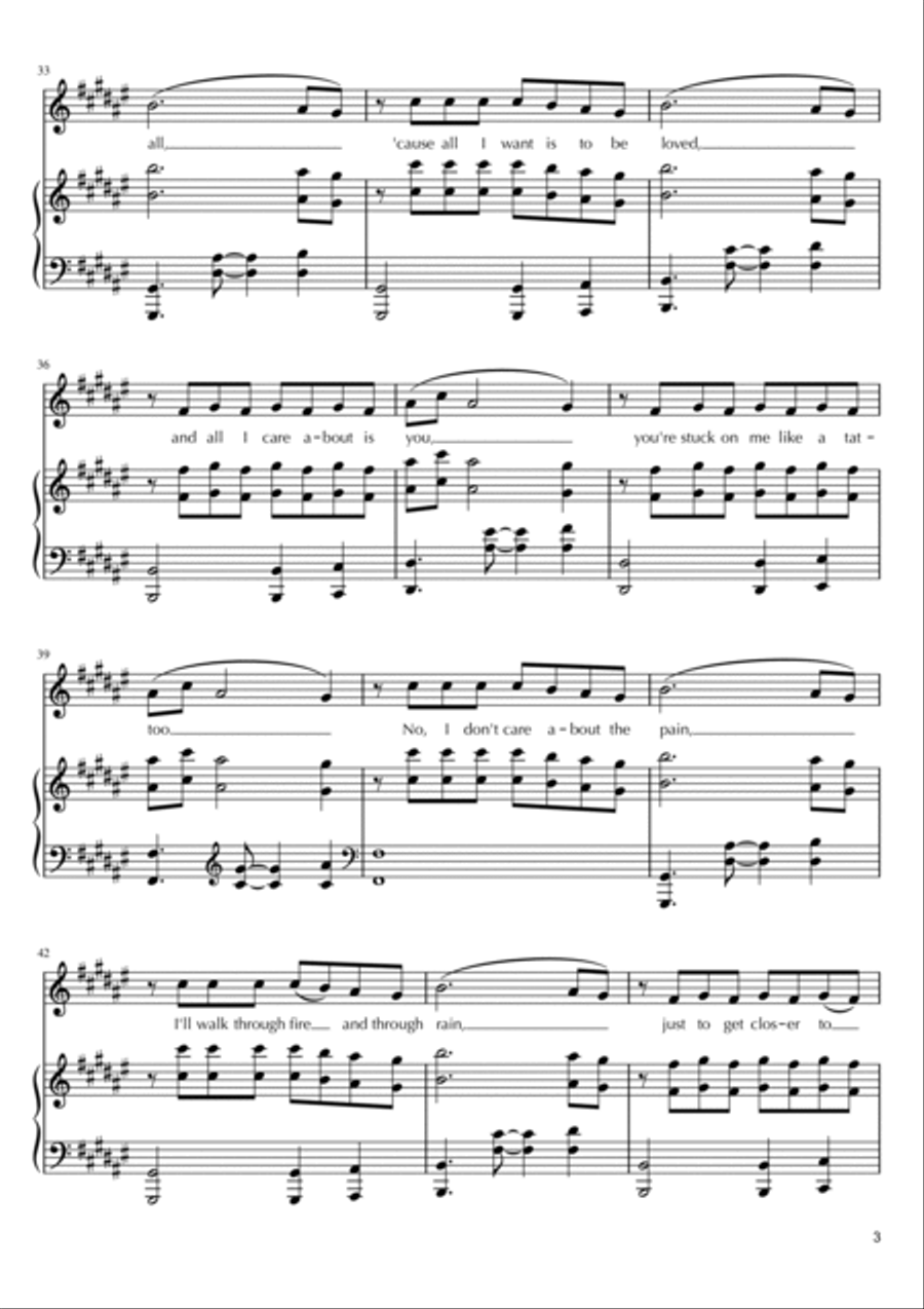 Tattoo Tattoo Voice scores gallery preview page 3