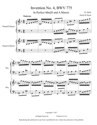 Invention No. 4, BWV 775