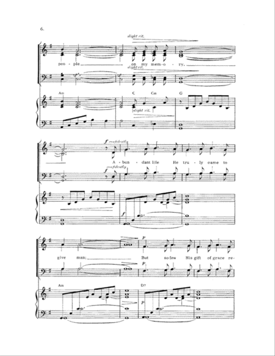 Lonely Voices 4-Part scores gallery preview page 6