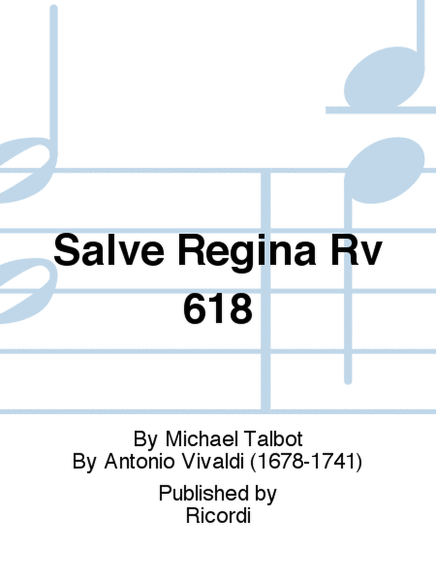 Salve Regina Rv 618