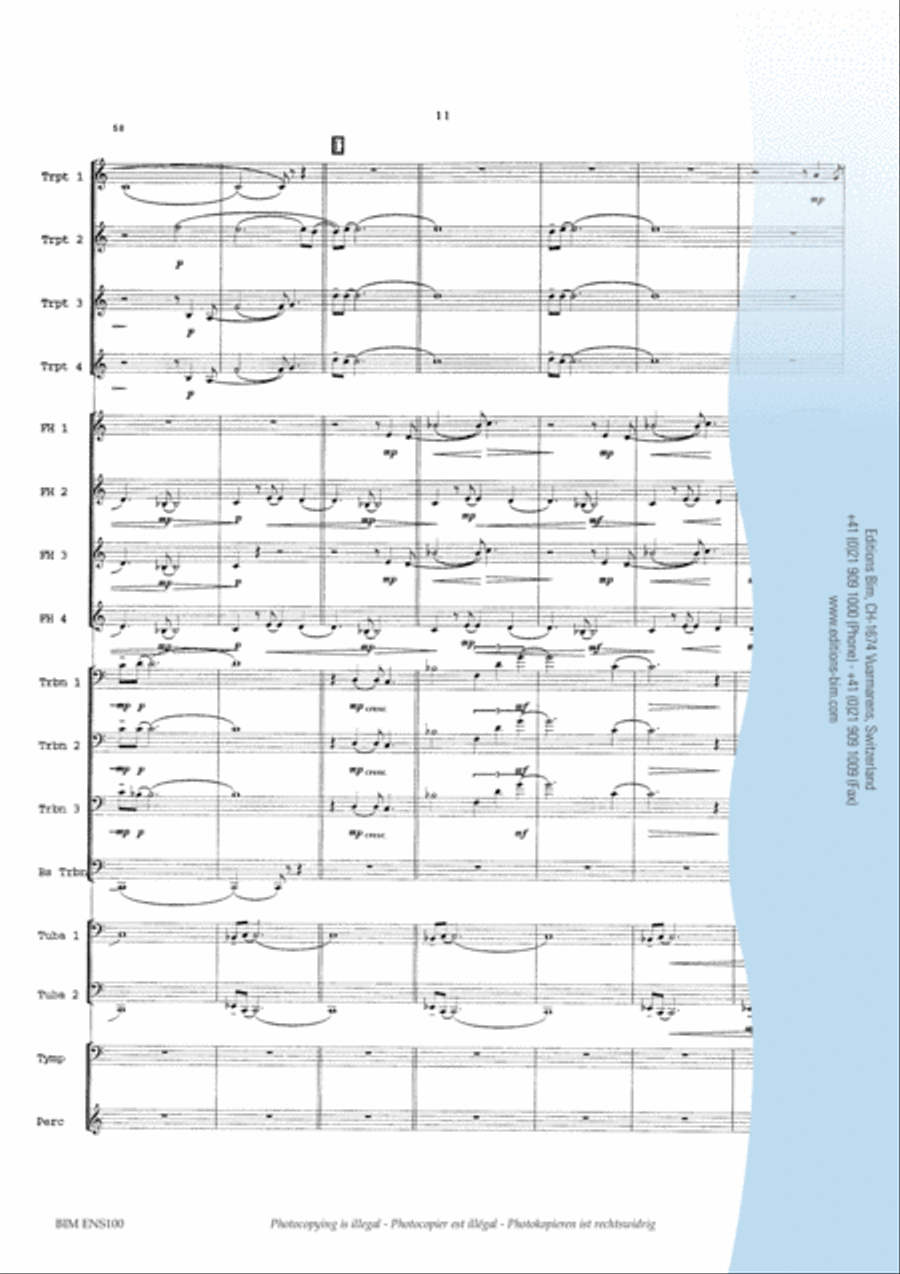 Reflections on a Dance Horn scores gallery preview page 12