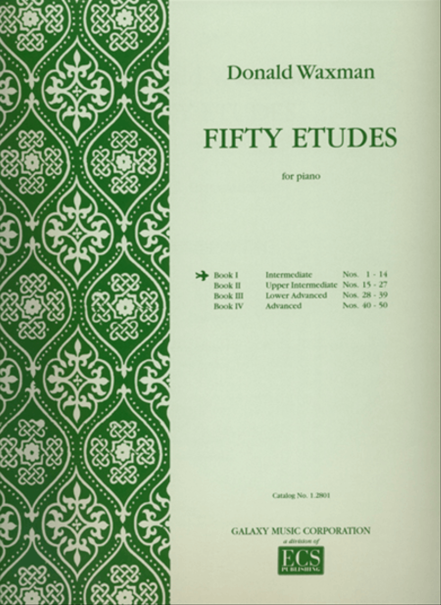 Fifty Etudes, Book 1 Piano Method scores gallery preview page 1