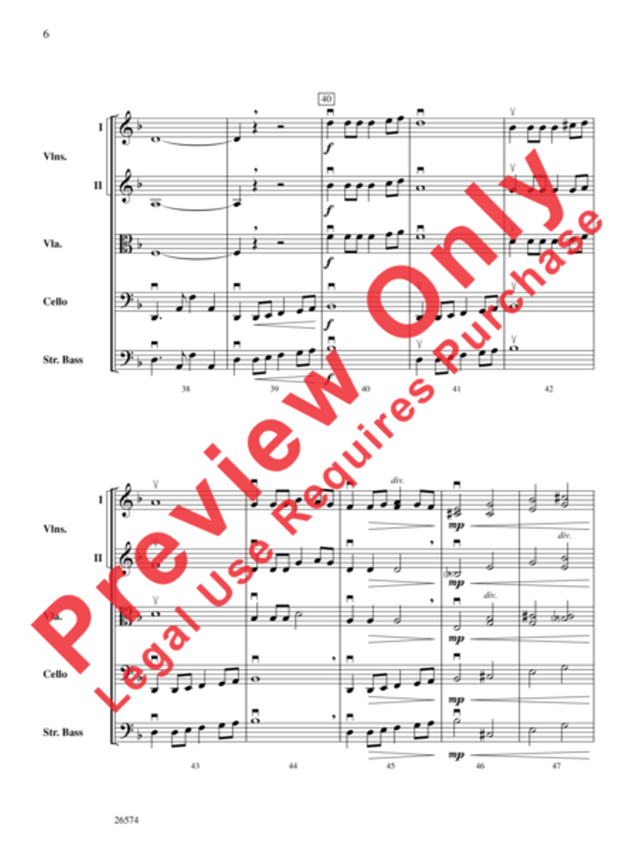 Tango d'Amour String Orchestra scores gallery preview page 7