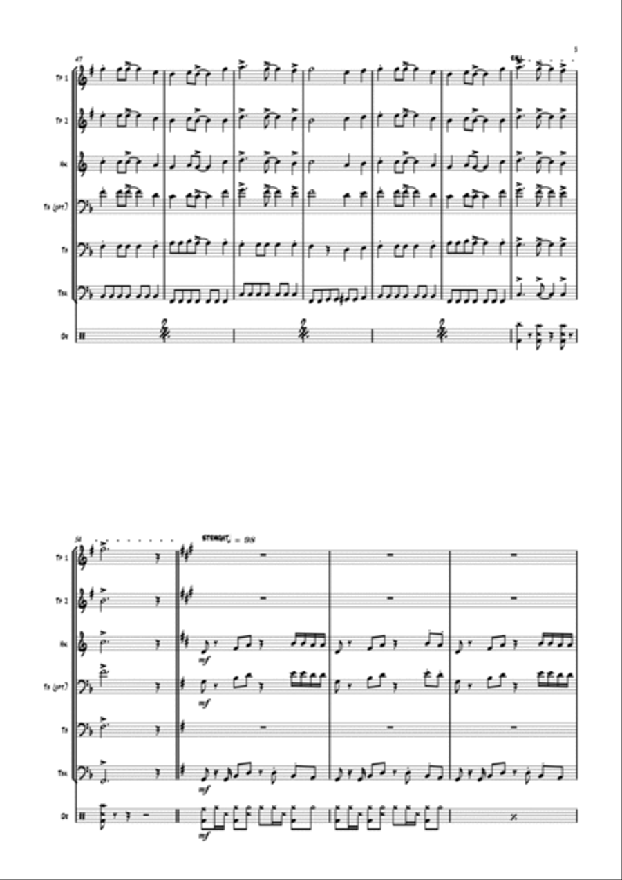 Zehn Kleine Jaegermeister Baritone Horn TC scores gallery preview page 6