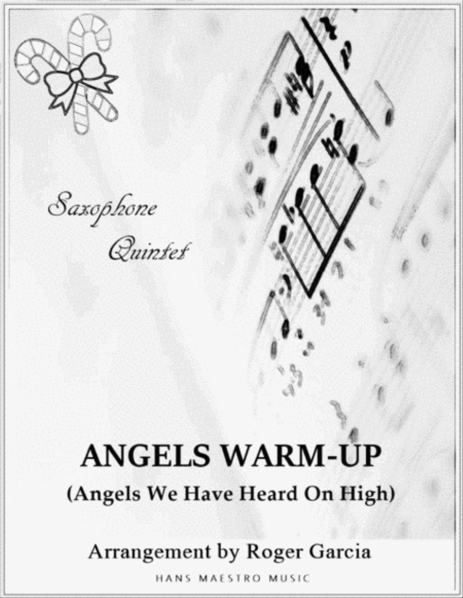 Angels Warm Up (Angels We Have Heard On High) Woodwind Quintet scores gallery preview page 1